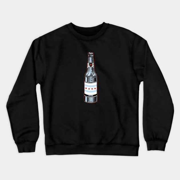 Chicago Beer Crewneck Sweatshirt by postlopez